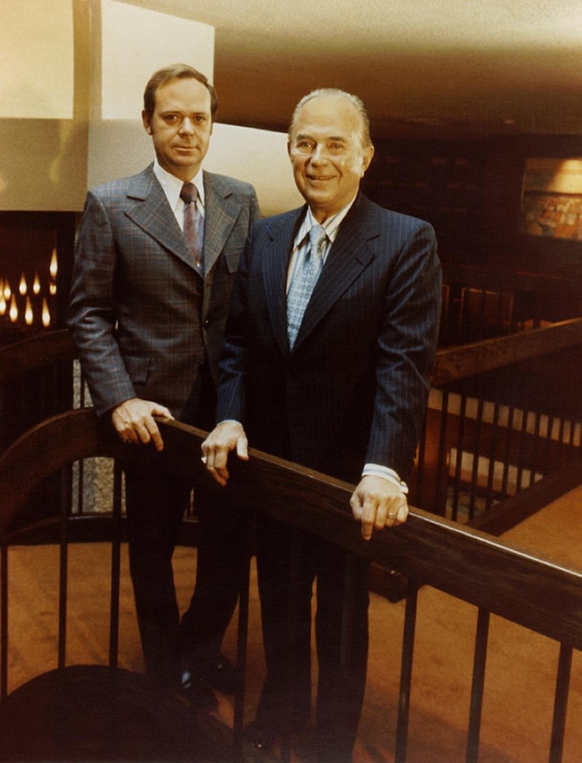 Fred Turner b. 1933 and Ray Kroc 1902-1984 the executive leaders of McDonald's Corporation ca. 1970s