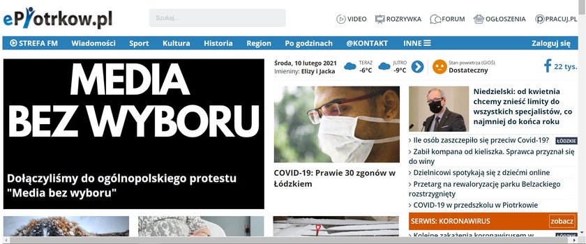 Te media przyłączyły się do akcji "Media bez wyboru"