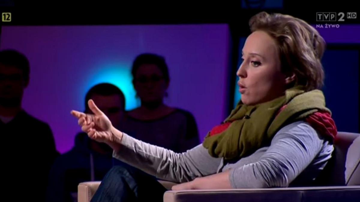 Katarzyna Bratkowska w programie Tomasz Lis na żywo