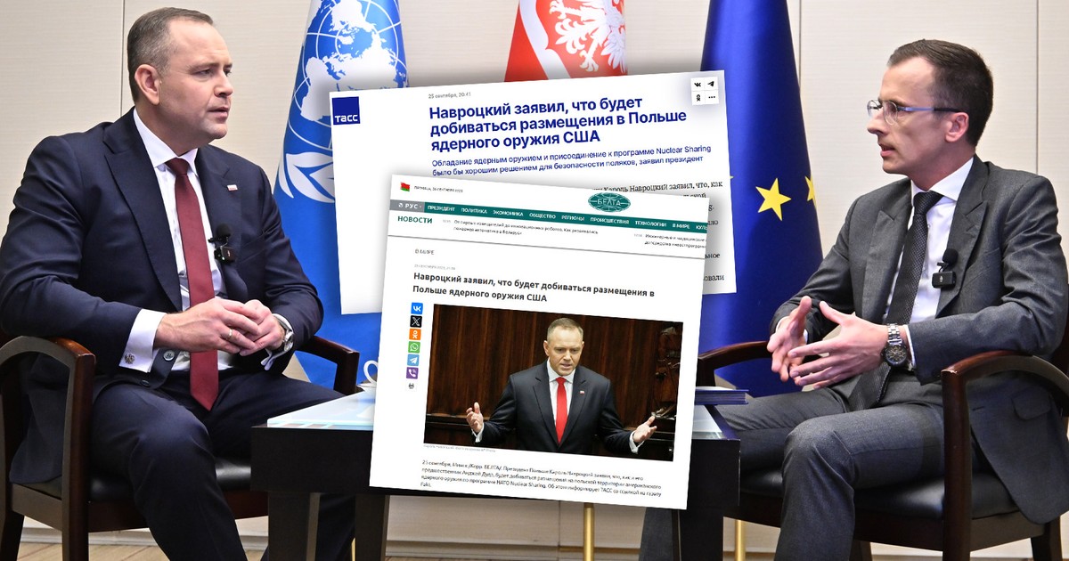 Echa wywiadu prezydenta dla "Faktu". Rosja i Białoruś cytują zapowiedź Nawrockiego