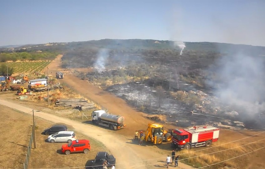Na licu mesta požar kod Kladova gase vatrogasne jedinice, helikopteri i dobrovoljna vatrogasna društva