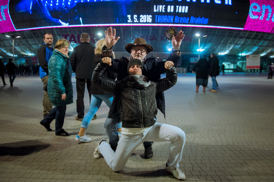 Koncert Scorpions w Tauron Arena Kraków. Zdjęcia publiczności