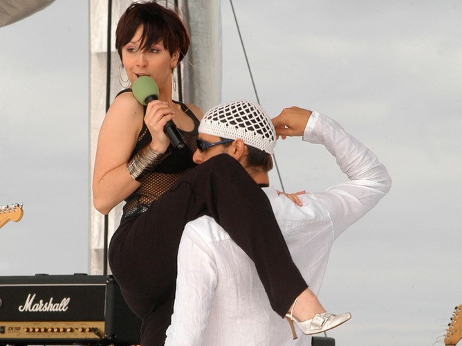 Tatiana z Blue Cafe na koncercie 'Torzewski i przyjaciele'