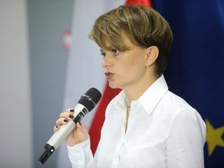 Jadwiga Emilewicz, wicepremier i minister rozwoju, spodziewa się 9-procentowego spadku inwestycji w całym 2020 roku. Warszawa, 31 sierpnia 2020 r.