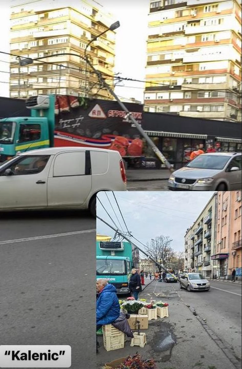 Kalenić pijaca- bandera