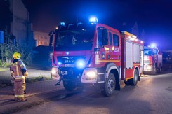 Góra: Pożar sklepu. Strażak został ranny