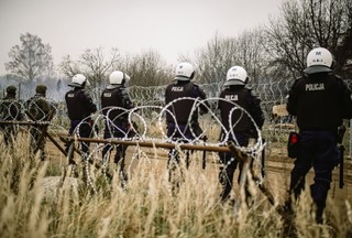 SG: Migranci wracają do obozowiska po białoruskiej stronie