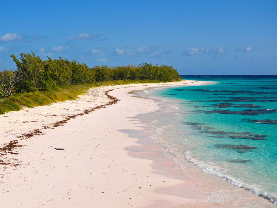 Pink Sand Beach on Harbour Island, The Bahamas