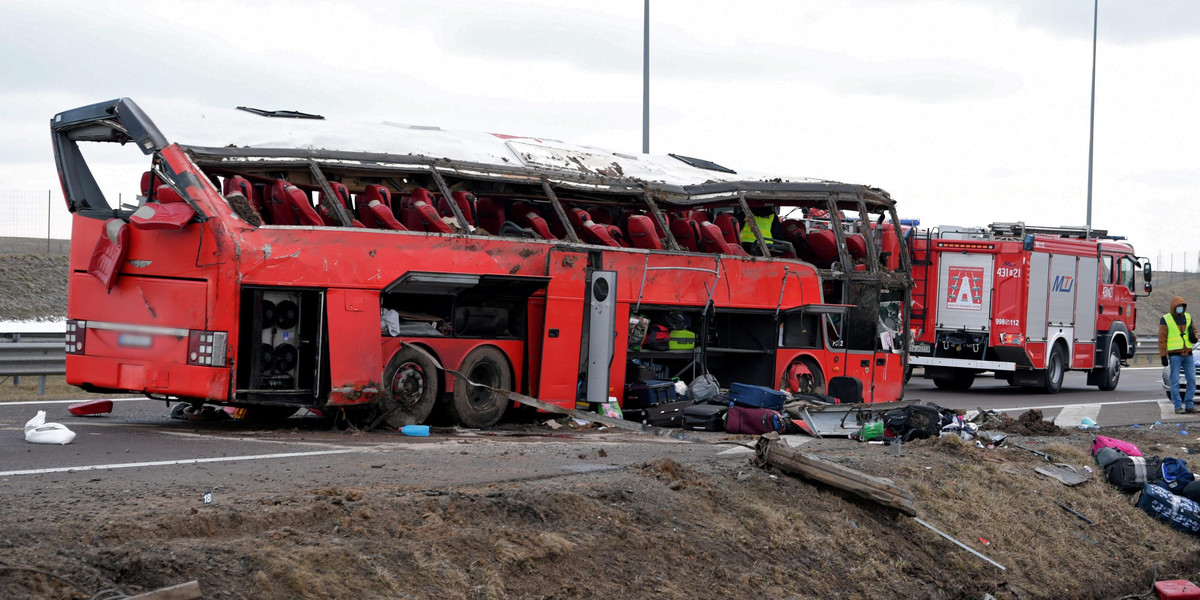Tragiczny wypadek ukraińskiego autokaru