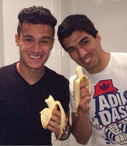 Philippe Coutinho i Luis Suarez