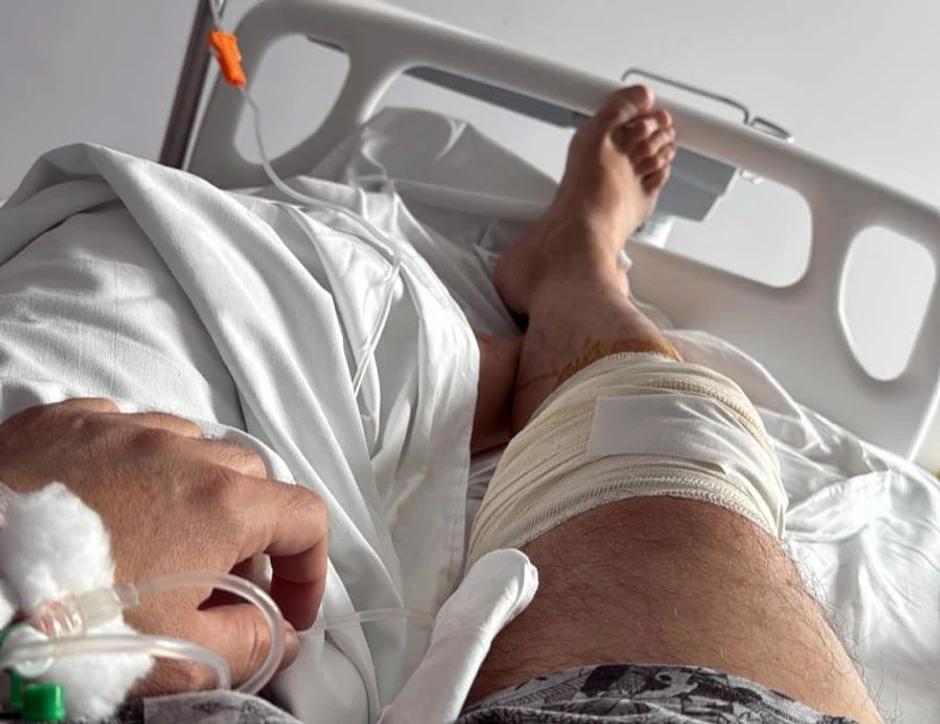 Povreda kolena Čede Jovanovića