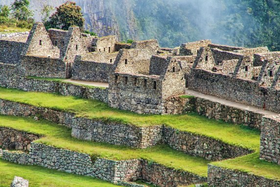 Ruiny miasta Inków Machu Picchu w Peru