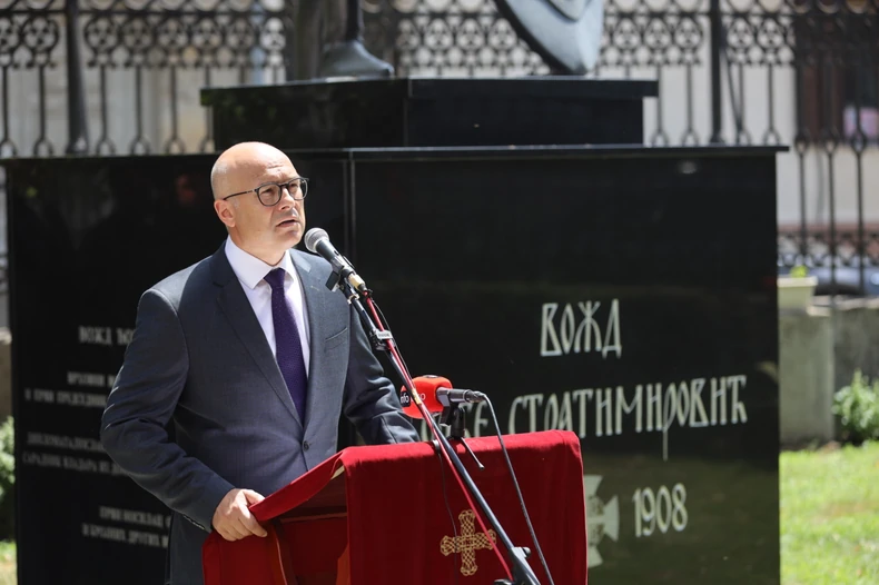 Otkrivanje spomenika Đorđu Stratimiroviću