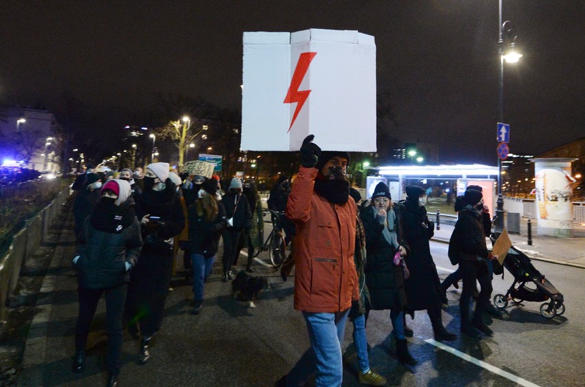 Protest protiv zakona o zabrani abortusa 