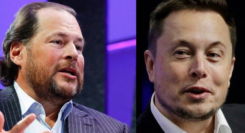 Marc Benioff told Insider he thinks more companies should take a page out of Elon Musk's playbook when it comes to layoffs, but some experts say otherwise.Business Insider; Kimberly White/Getty Images for Fortune; Stephan Savoia/AP Images