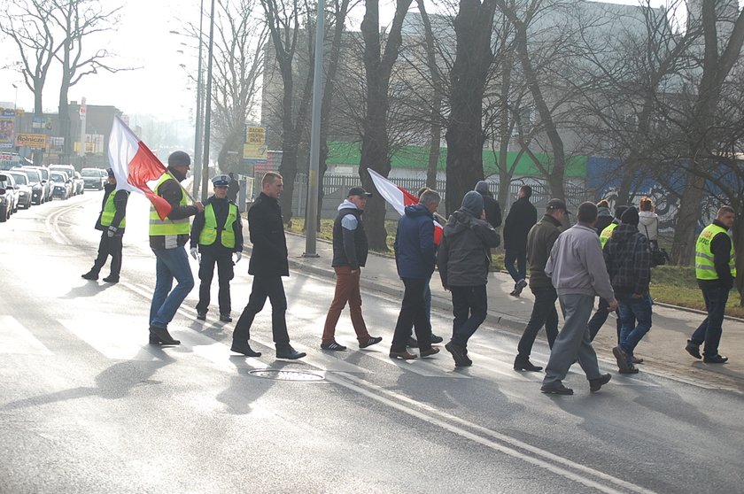 Protest rolników w Głogowie