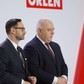 Prezes zarządu PKN ORLEN Daniel Obajtek i wicepremier, minister aktywów państwowych Jacek Sasin.