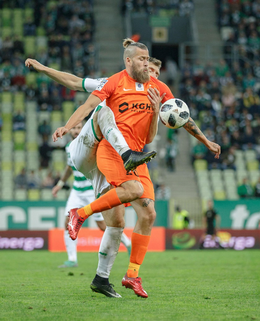 Pilka nozna. Ekstraklasa. Lechia Gdansk - Zaglebie Lubin. 22.09.2018