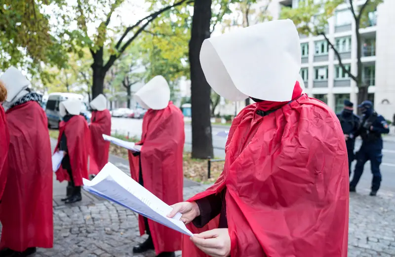 Happening Strajku Kobiet przed ogłoszeniem wyroku TK