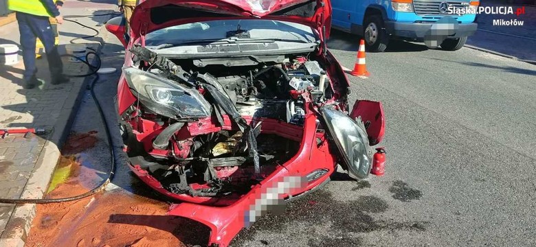 Próbował ukryć prawdziwy powód kolizji. Policjanci nie dali się nabrać