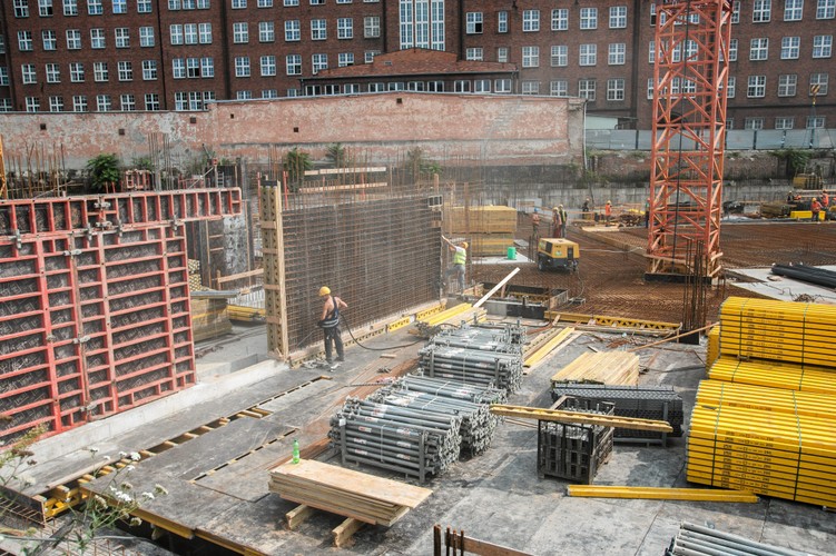 Na zdjęciu plac budowy OVO Wroclaw . <br><br>fot. Kornelia Głowacka-Wolf / Agencja Gazeta