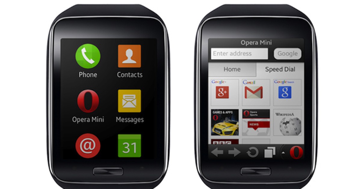 Samsung Gear S otrzymał przeglądarkę internetową Opera Mini