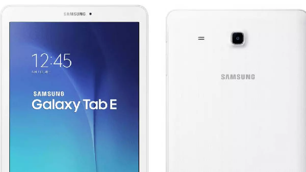 Samsung Galaxy Tab E. 9.6" ekran i przeciętna specyfikacja