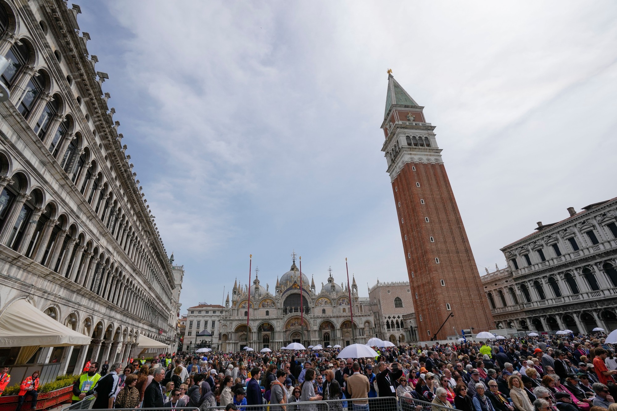 Pápež František v Benátkach.