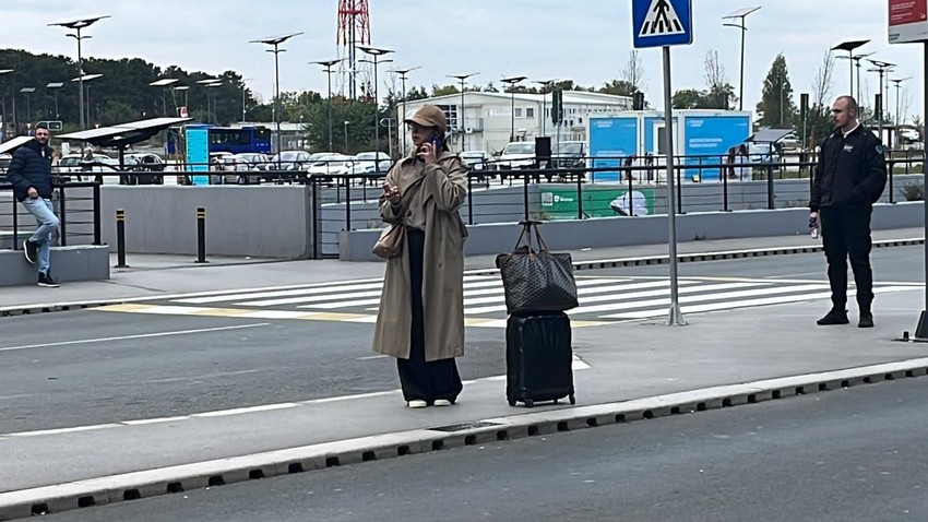Nataša Ninković na aerodromu