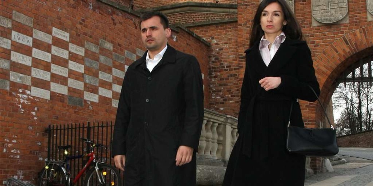 Marta Kaczyńska i Marcin Dubieniecki na Wawelu. ZDJĘCIA