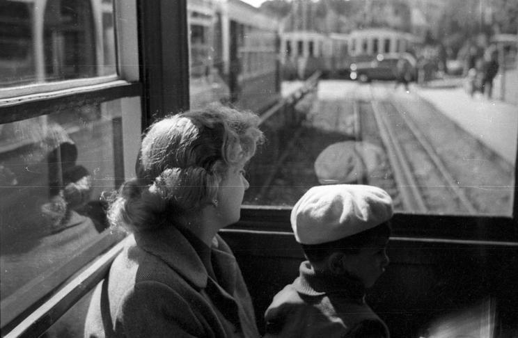 A fogaskerekű svábhegyi megállója 1956-ban - ezen a környéken történt a gyilkosság (képünk illusztráció) / Fotó: Fortepan - Hámori Gyula