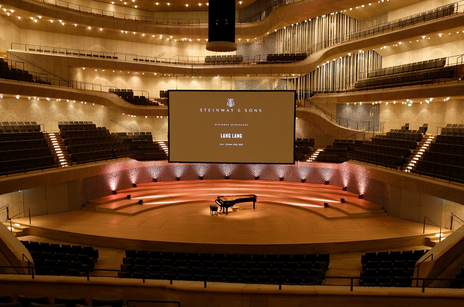 Premiera oprogramowania Spiriocast w Elbphilharmonie w Hamburgu (fot. Steinway & Sons)