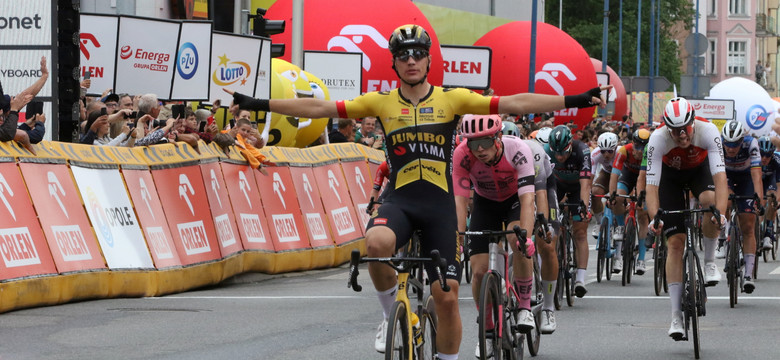 Olav Kooij wygrał czwarty etap Tour de Pologne. Matej Mohoric liderem