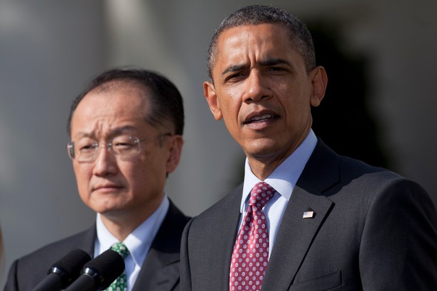 Jim Yong Kim i Barack Obama