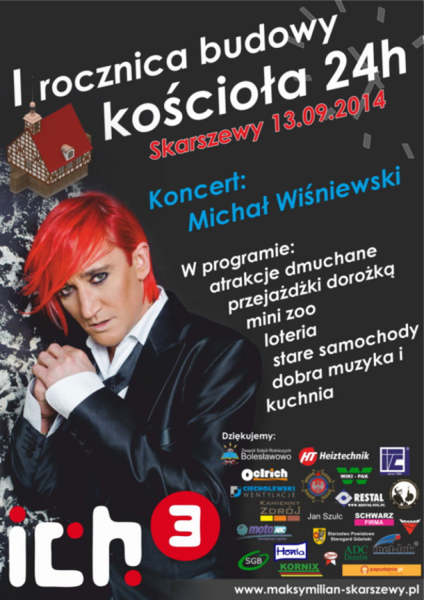 Plakat promocyjny festynu rodzinnego w Skaryszewie