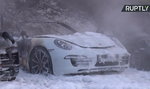 Spłonęło 12 Porsche przed wizytą Trumpa w Hamburgu