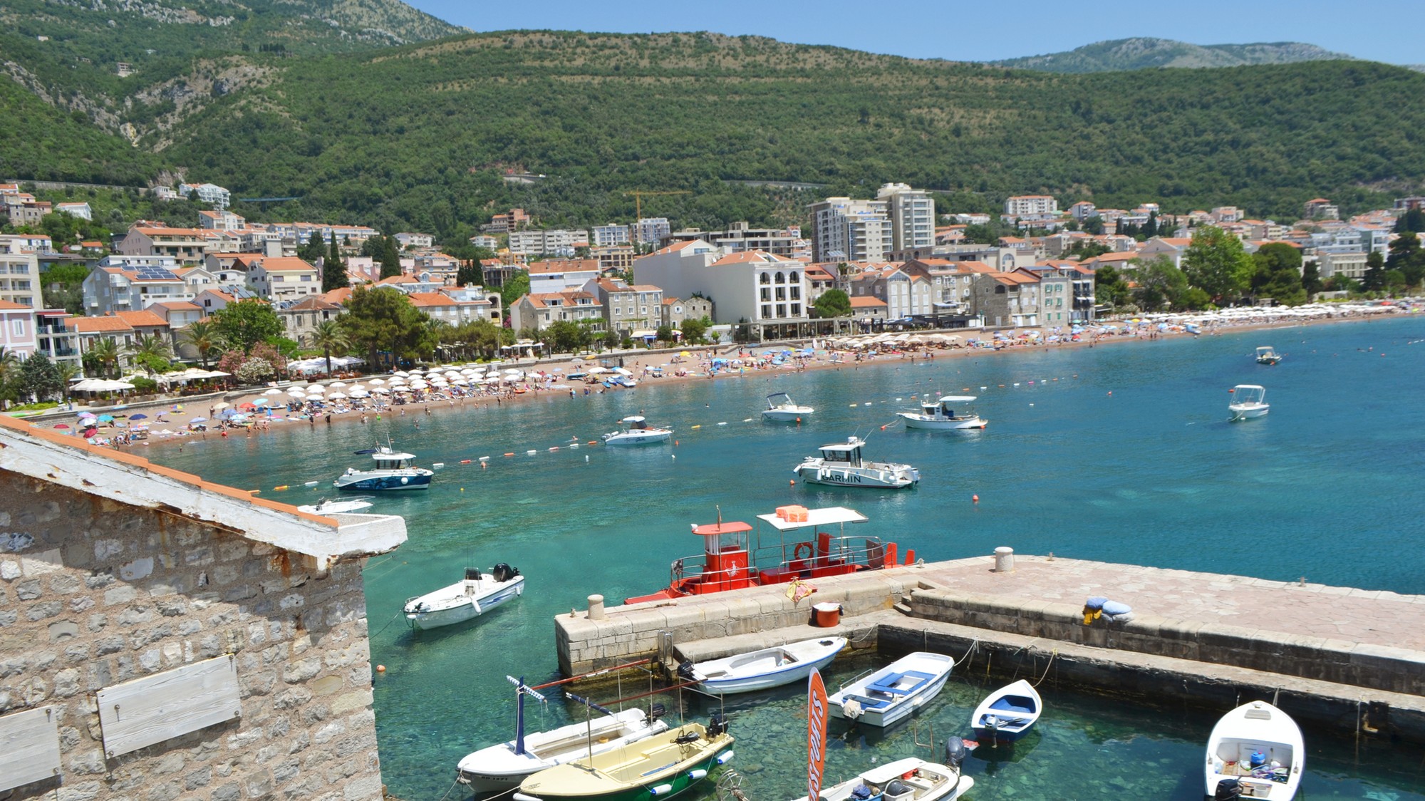 Letovisko Budva v Čiernej Hore. (ilustračné foto)