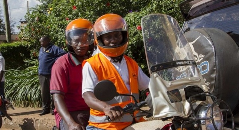 Safeboda motorcyclist