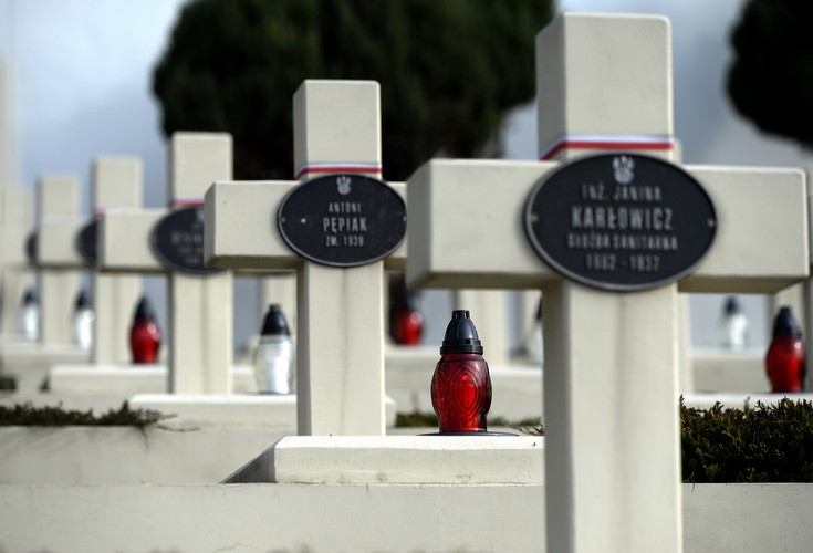 Polskie groby na Cmentarzu Łyczakowskim we Lwowie , PAP/Darek Delmanowicz
