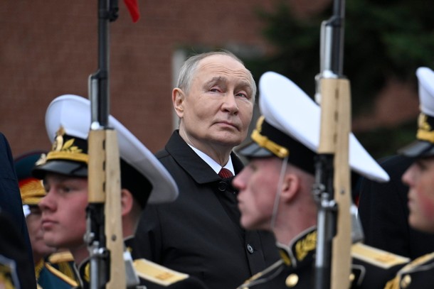 Władimir Putin w trakcie obchodów Dnia Zwycięstwa