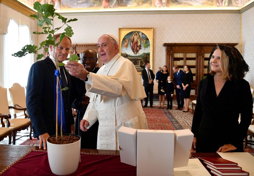 Donald Tusk z rodziną u papieża Franciszka