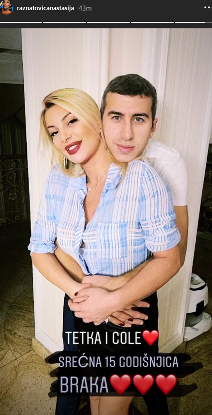 Lidija Ocokoljić i suprug Predrag