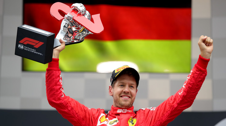Sebastian Vettel utolsóként rajtolt, de másodikként ért célba Németországban/ Fotó: Getty Images