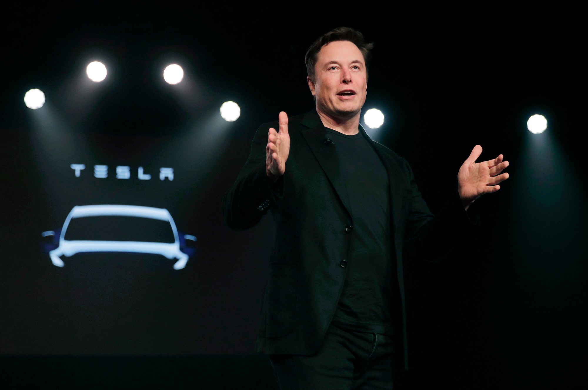 Americký miliardár Elon Musk.