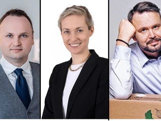 Od lewej: Michał Cebula, prezes HRE Think Tank, Alina Sztoch, prezes Kubota oraz Adrian Piwko, prezes Pora na Pola