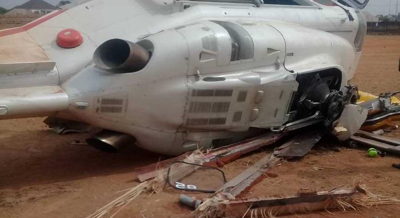 Vice-President Osinbajo's chopper crash-lands in Kogi on Feb 2 (Presidency)