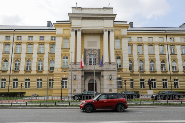 Warszawa, 17.04.2023. Siedziba Kancelarii Prezesa Rady Ministrów w Warszawie