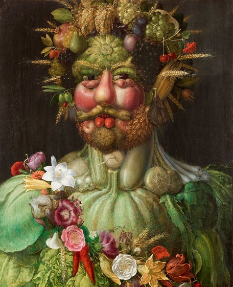 Obraz Giuseppe Arcimboldo - portret Cesarza Rudolfa II