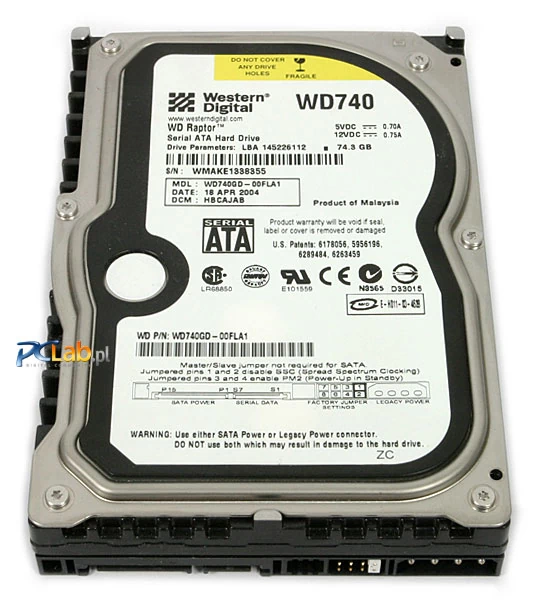 Western Digital Raptor WD740GD