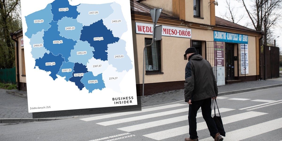 W jednym z regionów Polski emerytury są znacząco wyższe niż w pozostałych.